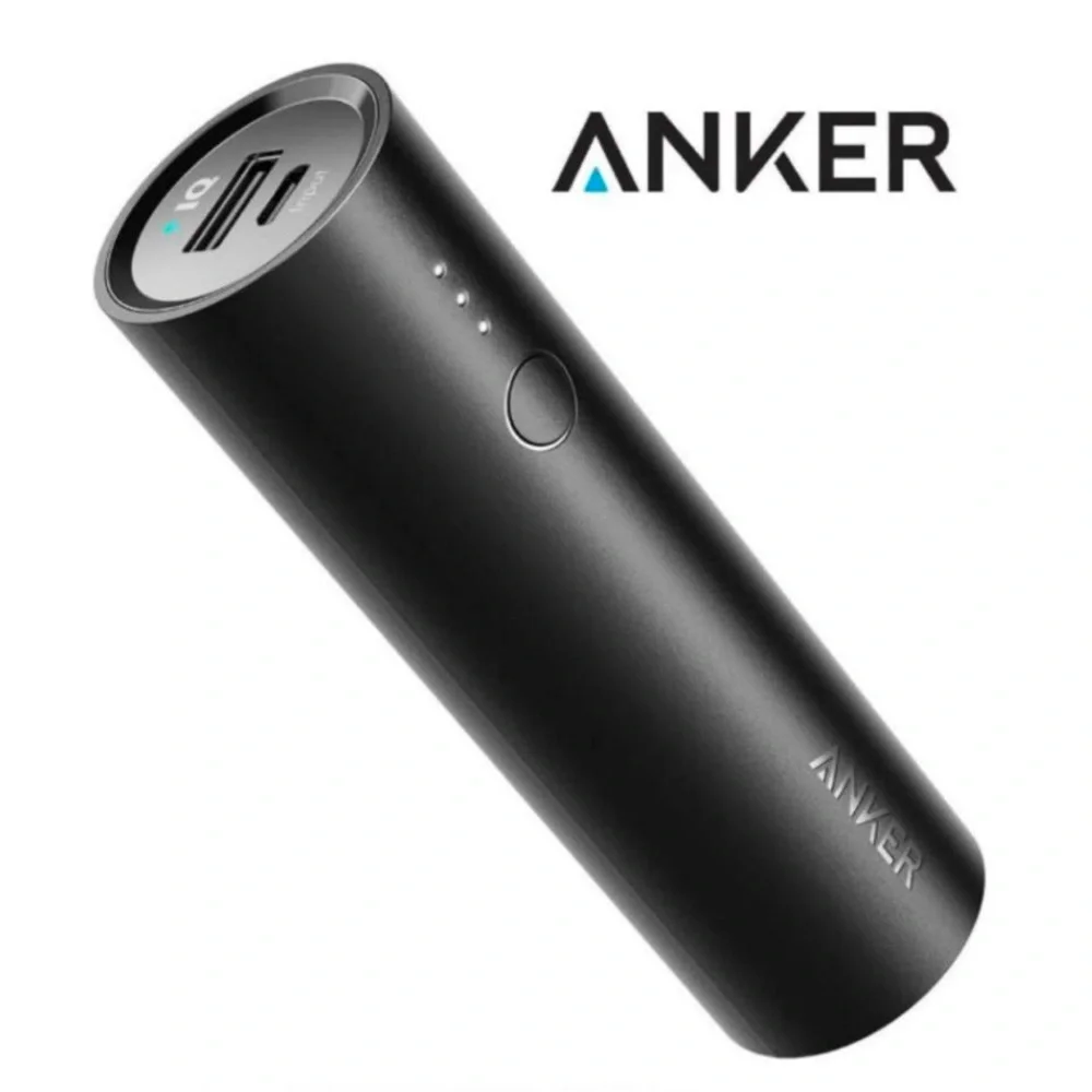 Anker PowerCore 5000 Portable Charger in Black-4.25 in